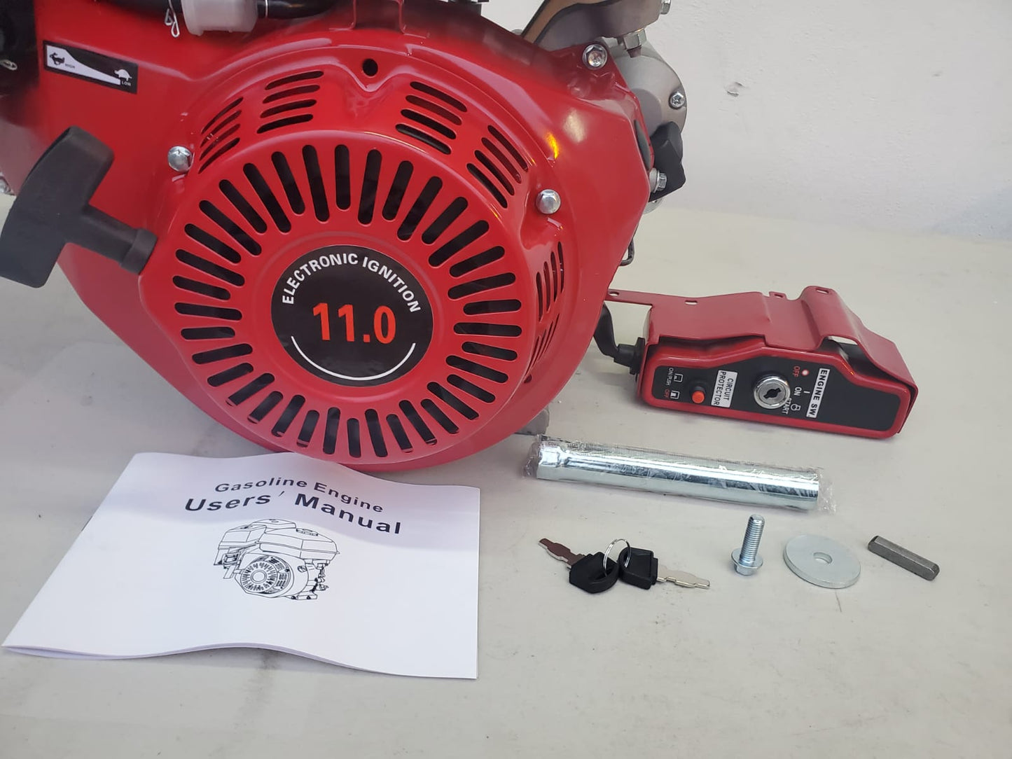 MOTOR A GASOLINA CON ARRANQUE ELECTRICO RYK DE 11 HP
