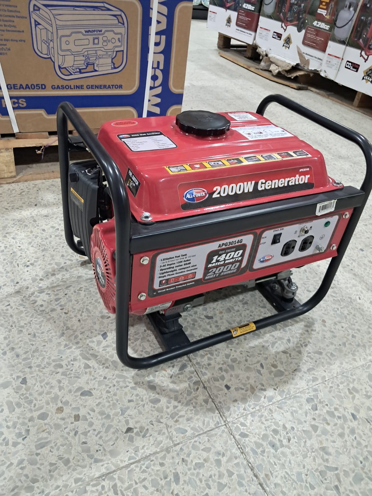 GENERADOR ELECTRICO ALL POWER DE 2000 WATTS