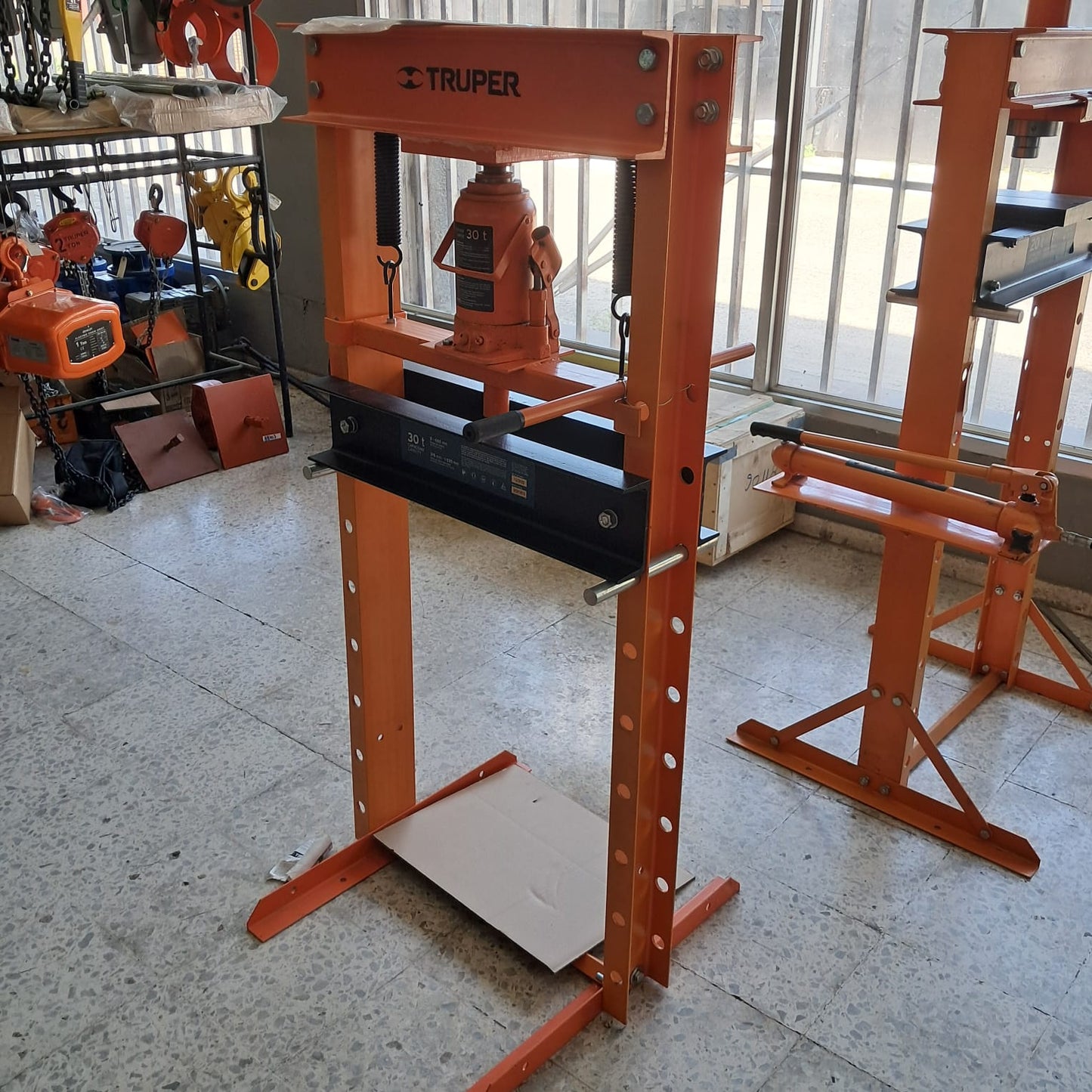 PRENSA HIDRAULICA DE BOTELLA DE 30 TONELADAS TRUPER