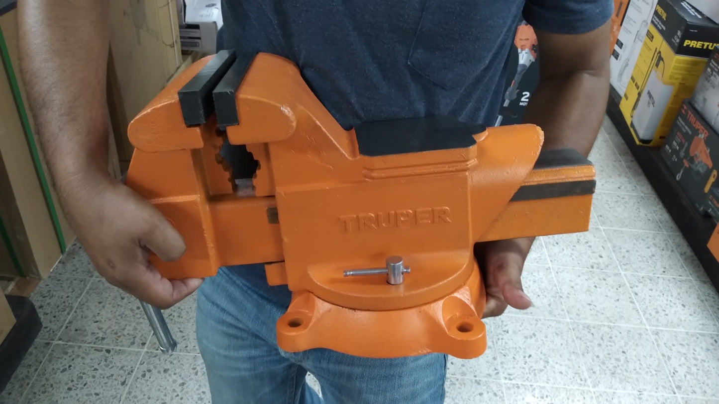 PRENSA DE BANCO INDUSTRIAL DE 8 PULGADAS TRUPER