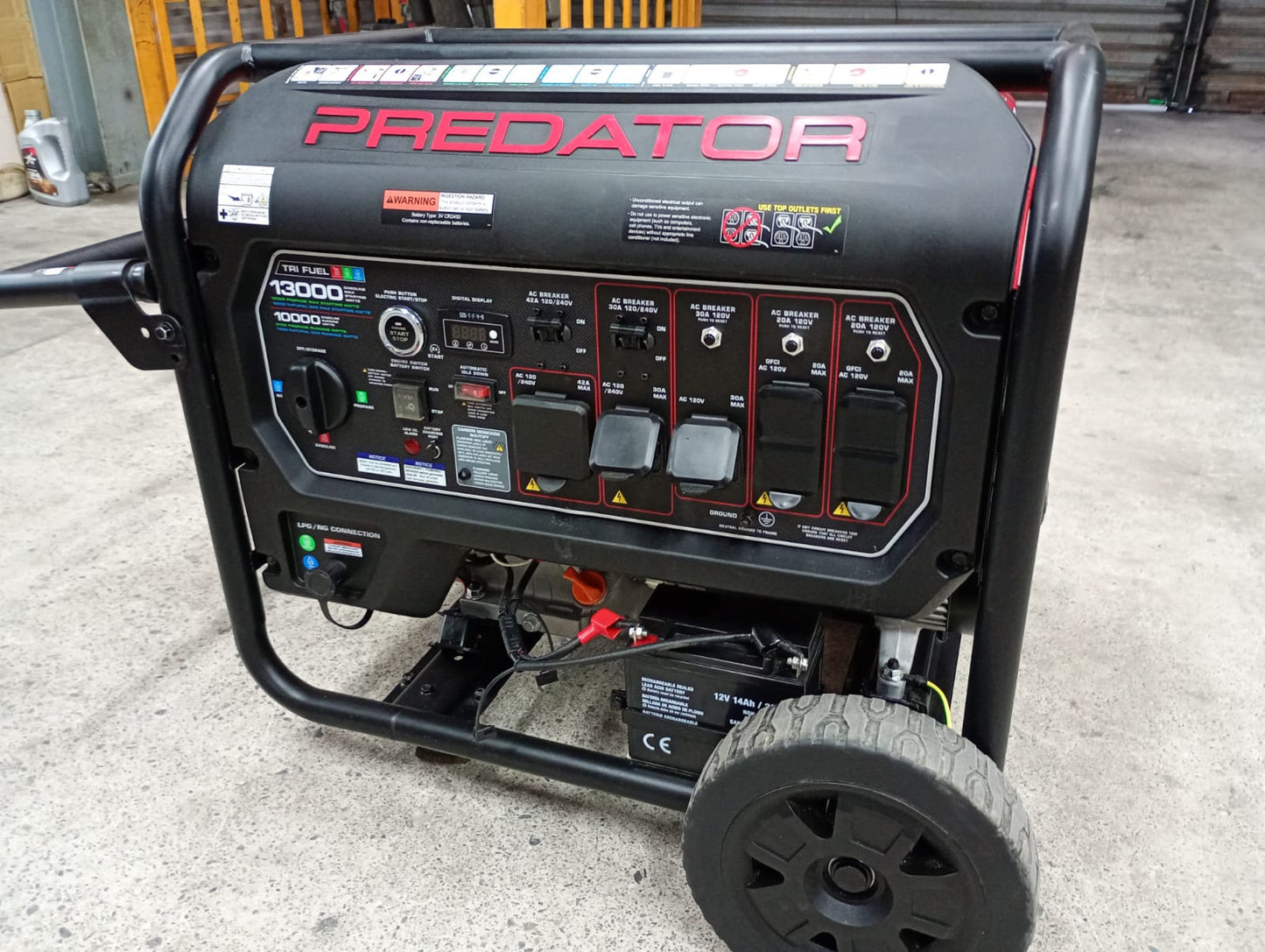 GENERADOR PREDATOR DE 13,000 WATTS