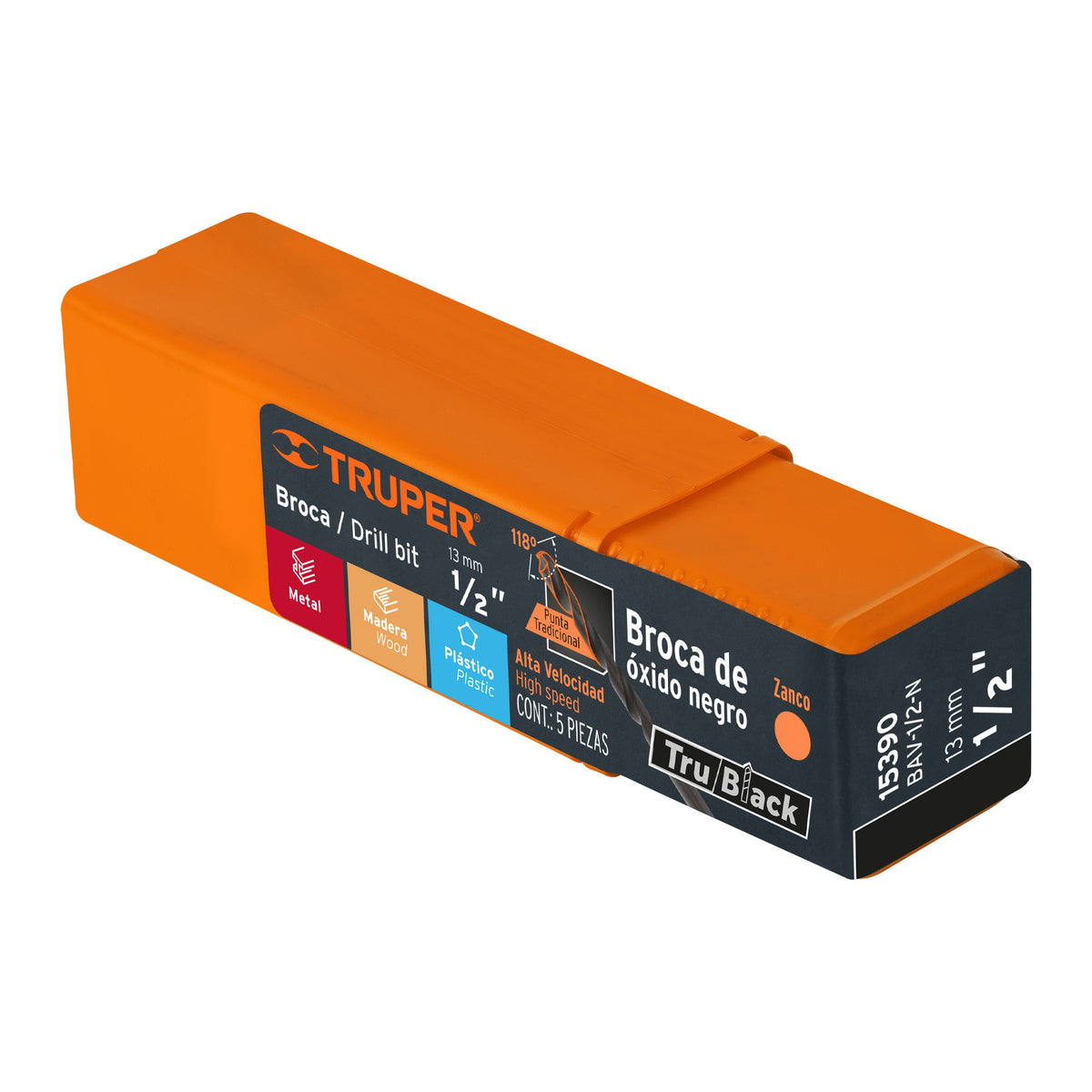 BROCA PARA HIERRO-MADERA-PVC DE 6 PULGADAS DE LARGO TRUPER