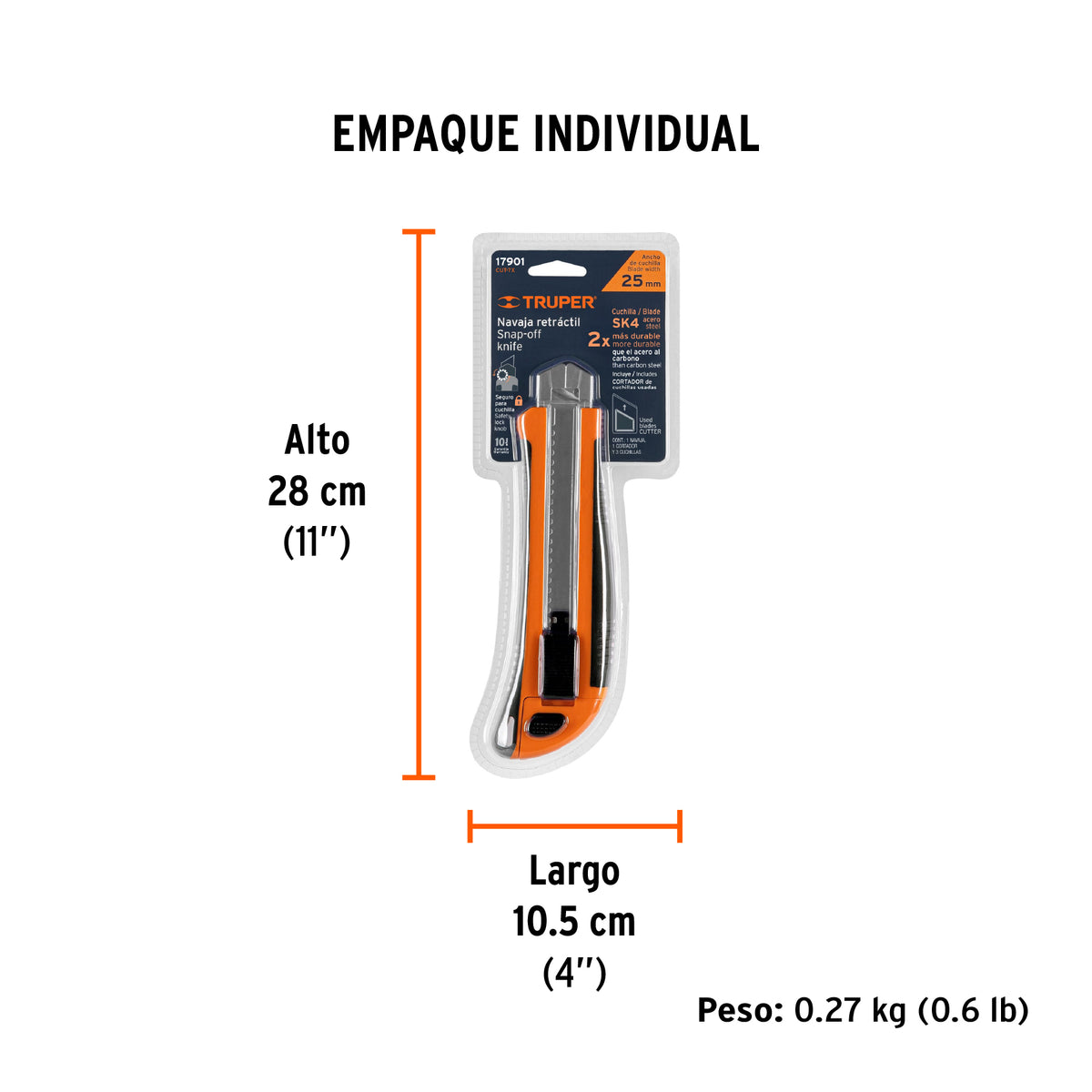 CUCHILLA PARA TAPICERO 7 CUT-7X TRUPER