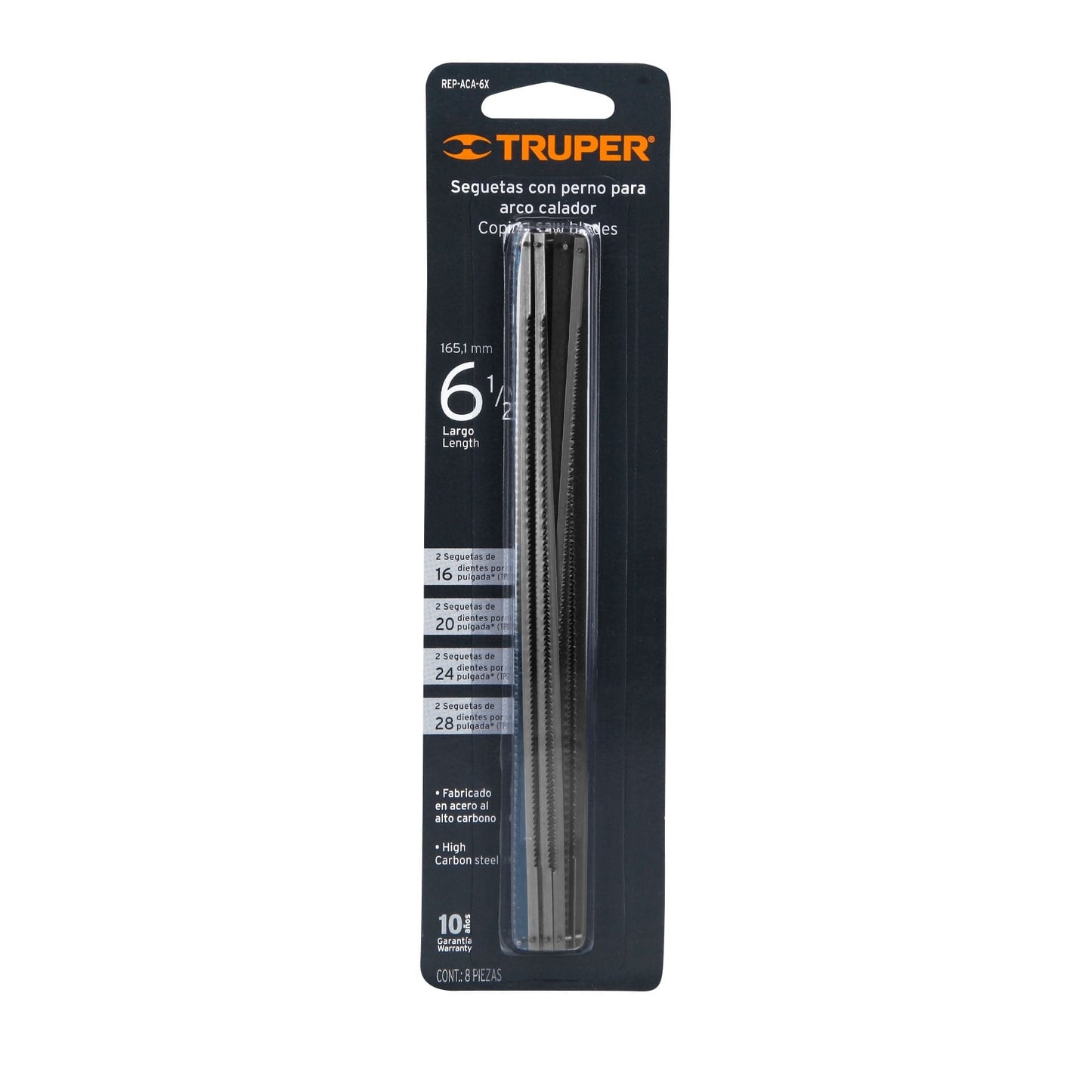 SEGUETA TRUPER FINA 8-PCS