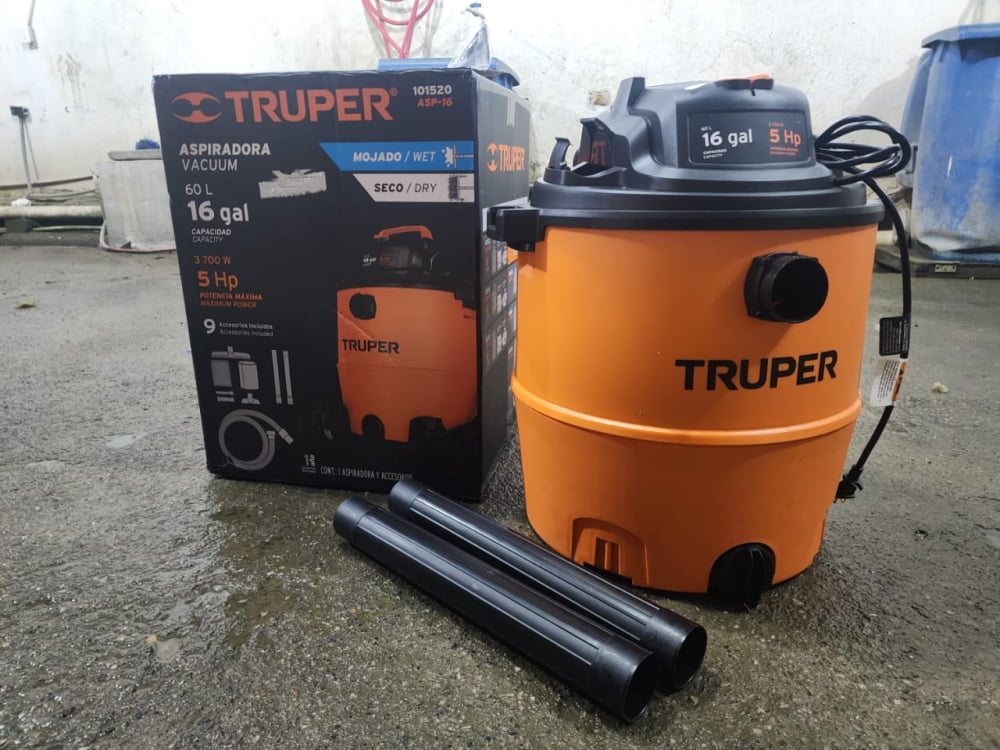 ASPIRADORA TRUPER DE 16 GALONES