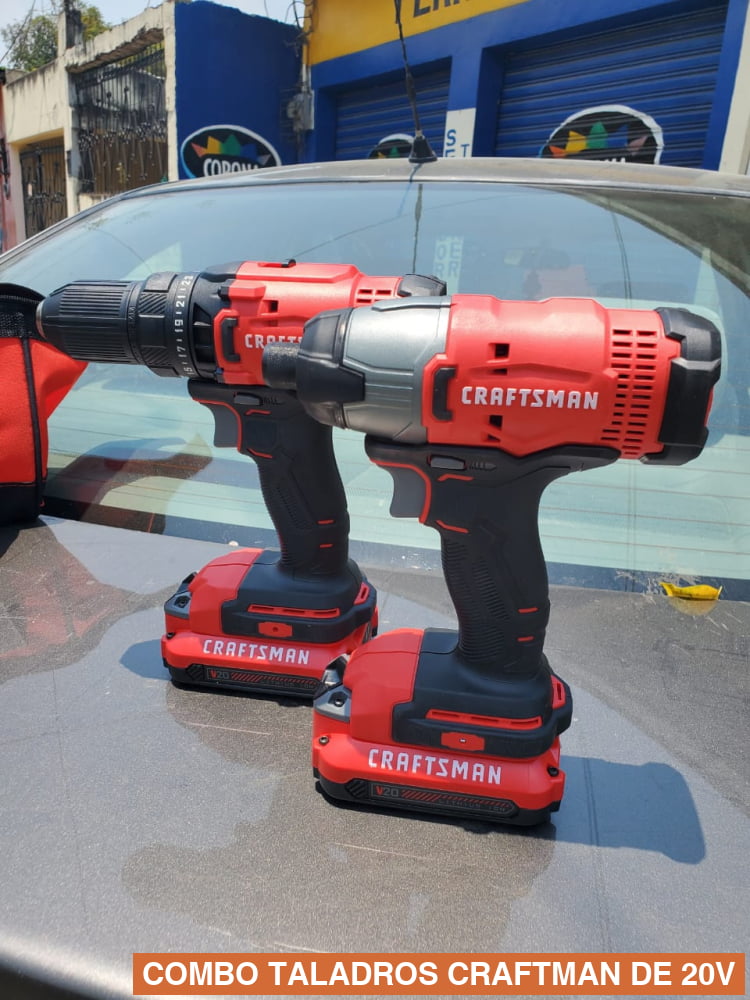 COMBO TALADROS CRAFTMAN DE 20V