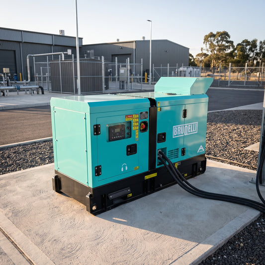 Industrial Diesel Generator — Estilo de Vida - Producto en Uso | Generated by Modelize