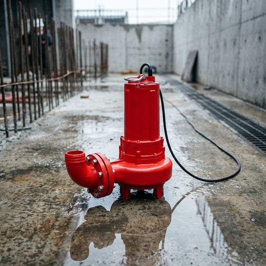 Industrial submersible drainage pump — Estilo de Vida - Producto en Uso | Generated by Modelize