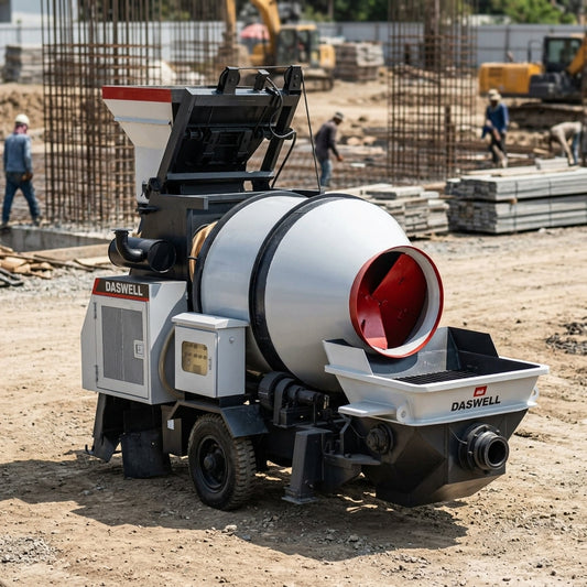 Concrete mixer pump — Estilo de Vida - Producto en Uso | Generated by Modelize