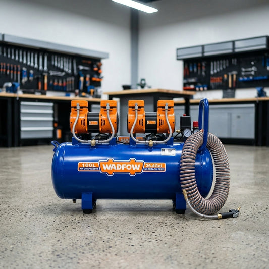 Industrial Air Compressor — Estilo de Vida - Producto en Uso | Generated by Modelize