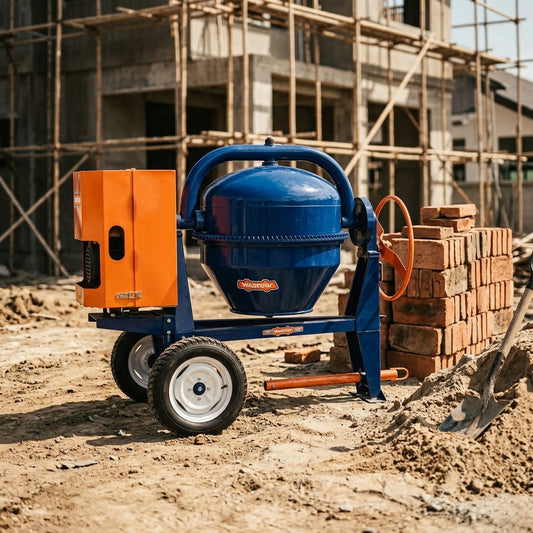 Portable concrete mixer — Estilo de Vida - Producto en Uso | Generated by Modelize