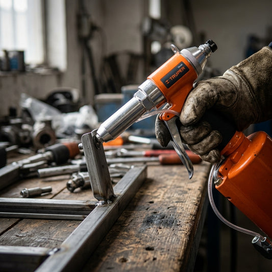 Pneumatic Riveter — Estilo de Vida - Producto en Uso | Generated by Modelize