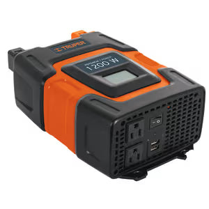 INVERSOR DE CORRIENTE PORTATIL DE 1200W C/PUERTO USB TRUPER