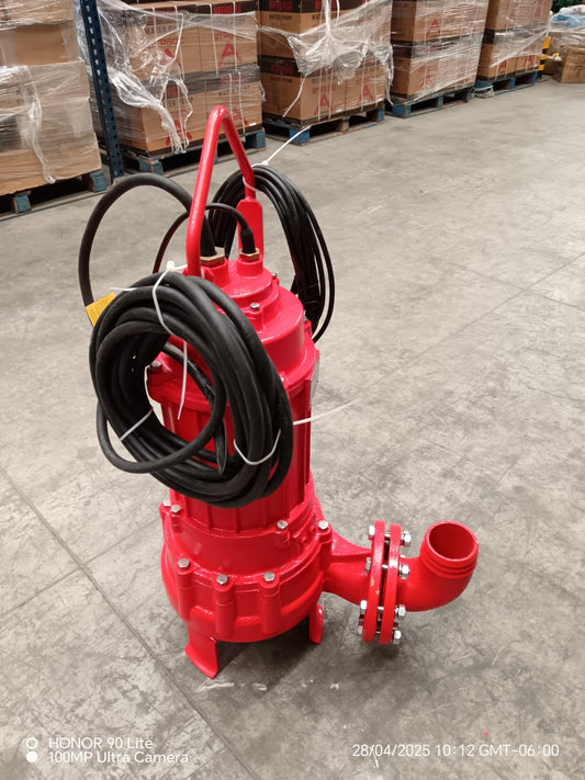 BOMBA DE DRENAJE DE 10 HP TRIFASICA