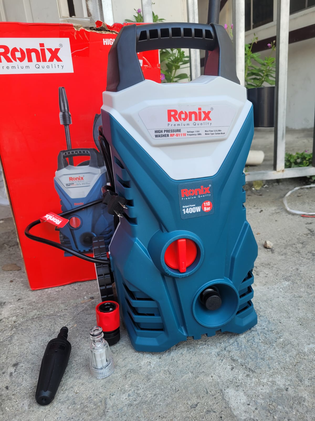HIDROLAVADORA RONIX DE 1600 LIBRAS DE PRESION