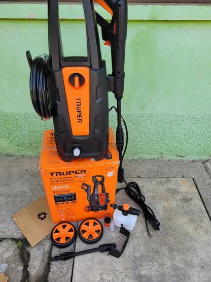 HIDROLAVADORA TRUPER DE 1,800 LIBRAS DE PRESION