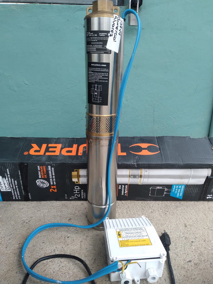 BOMBA SUMERGIBLE TRUPER DE 1/2 HP