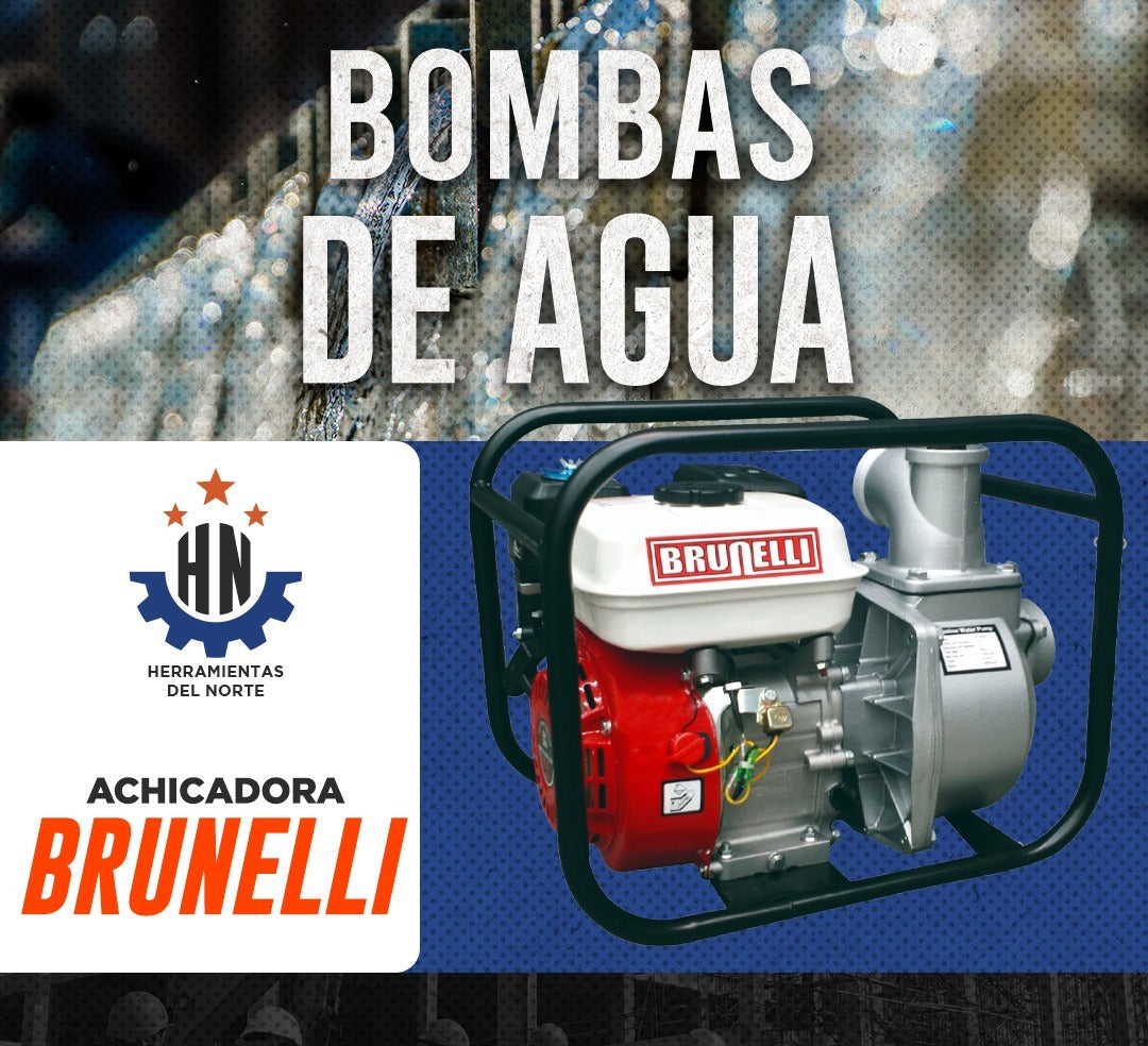 BOMBA DE CAUDAL A GASOLINA BRUNELLI