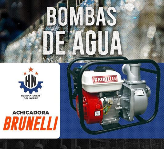 BOMBA DE CAUDAL A GASOLINA BRUNELLI