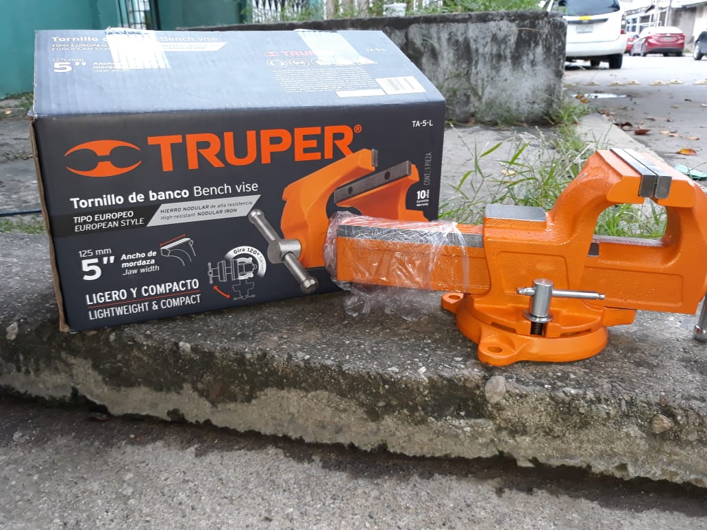 PRENSA DE BANCO TRUPER DE 5 PULGADAS (EUROPEA)