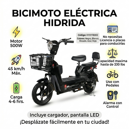BICIMOTO ELECTRICA HIBRIDA
