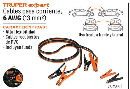 JUMPER PARA CARRO DE 3.5 METROS  - 350 AMPERIOS