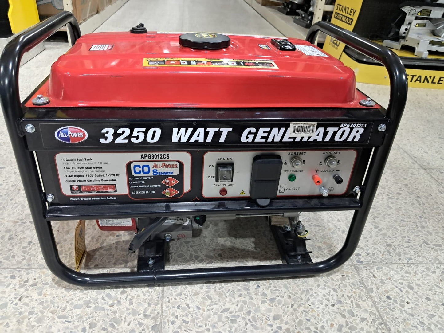 GENERADOR ELECTRICO ALL POWER DE 3250 WATTS