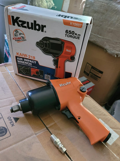 PISTOLA DE IMPACTO KZUBR DE 1/2 (MEDIA) PULGADA CON 650 DE TORQUE