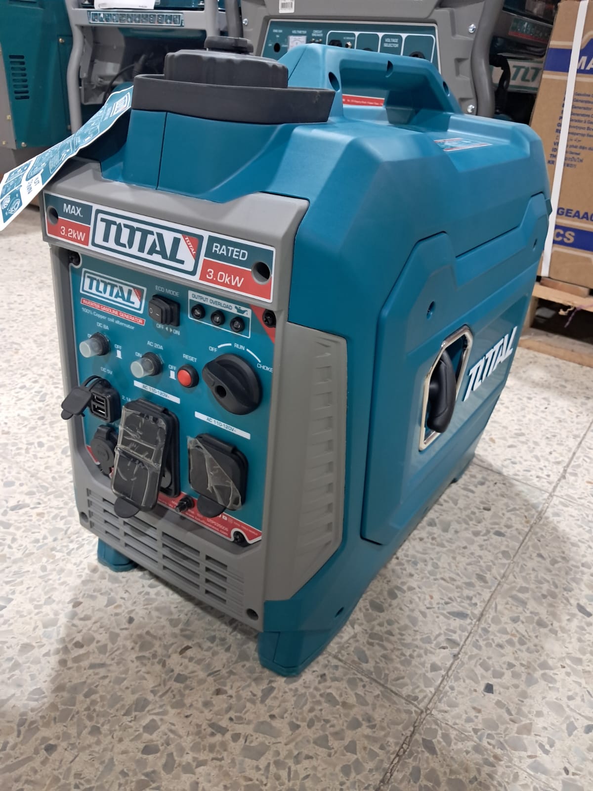 GENERADOR SILENCIOSO TOTAL DE 3300 WATTS
