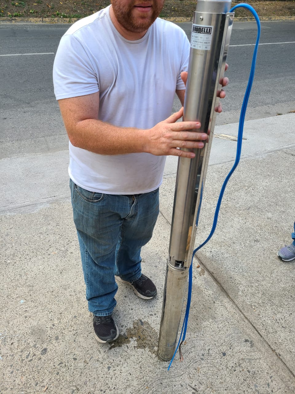 BOMBA DE AGUA SUMERGIBLE BRUNELLI DE 5 HP