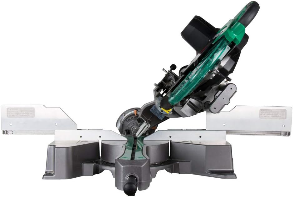 SIERRA INGLETADORA TELESCOPICA DE DOBLE BISEL HITACHI DE 12 PULGADAS