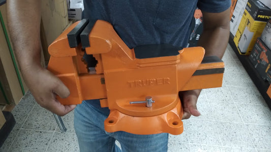 PRENSA DE BANCO INDUSTRIAL DE 8 PULGADAS TRUPER
