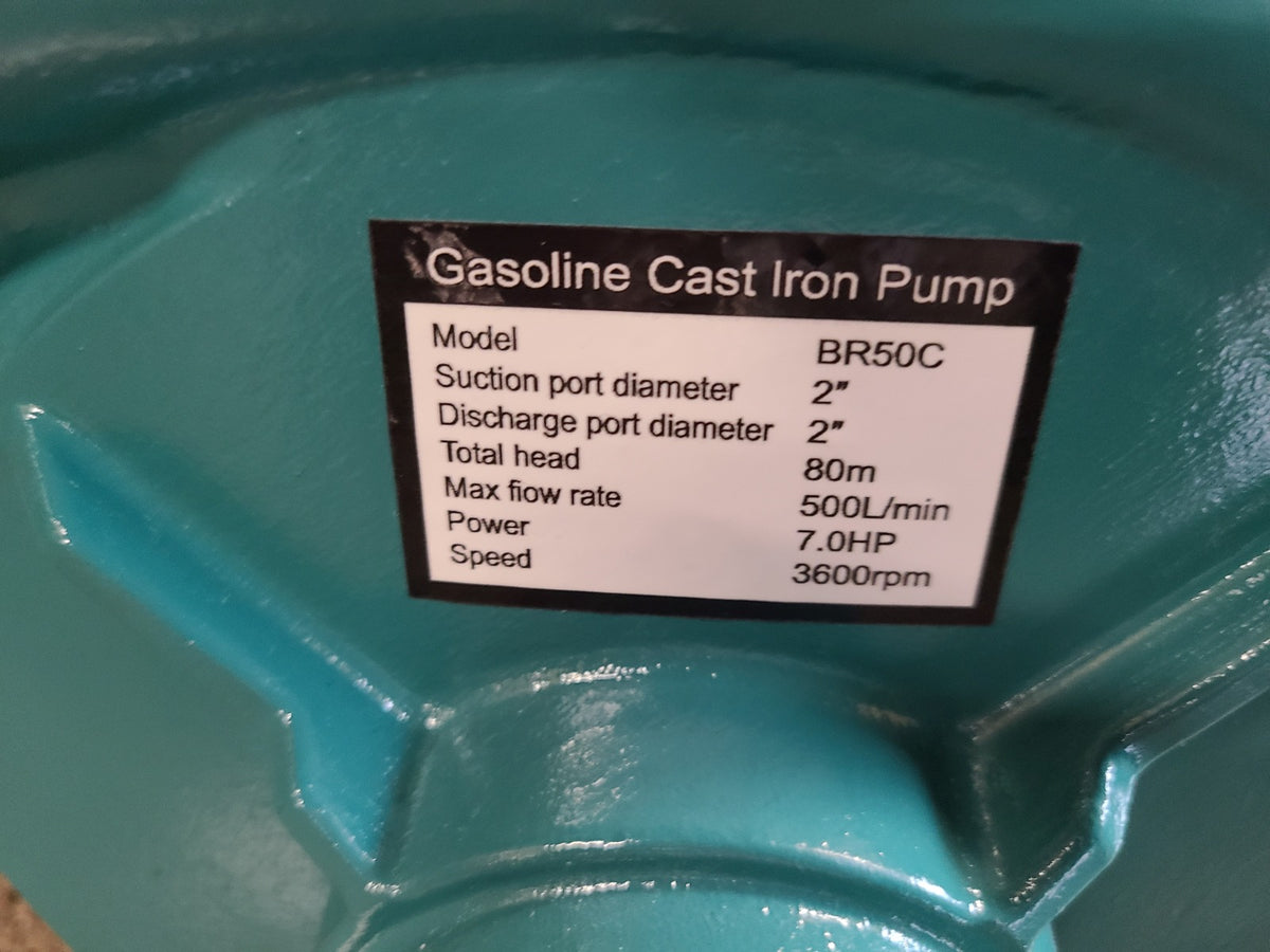 BOMBA DE AGUA DE PRESION 7 HP A GASOLINA 2X2