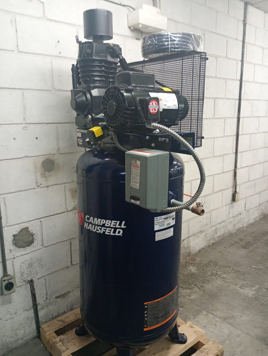COMPRESOR CAMPBELL DE 80 GALONES CON MOTOR 7.5 HP