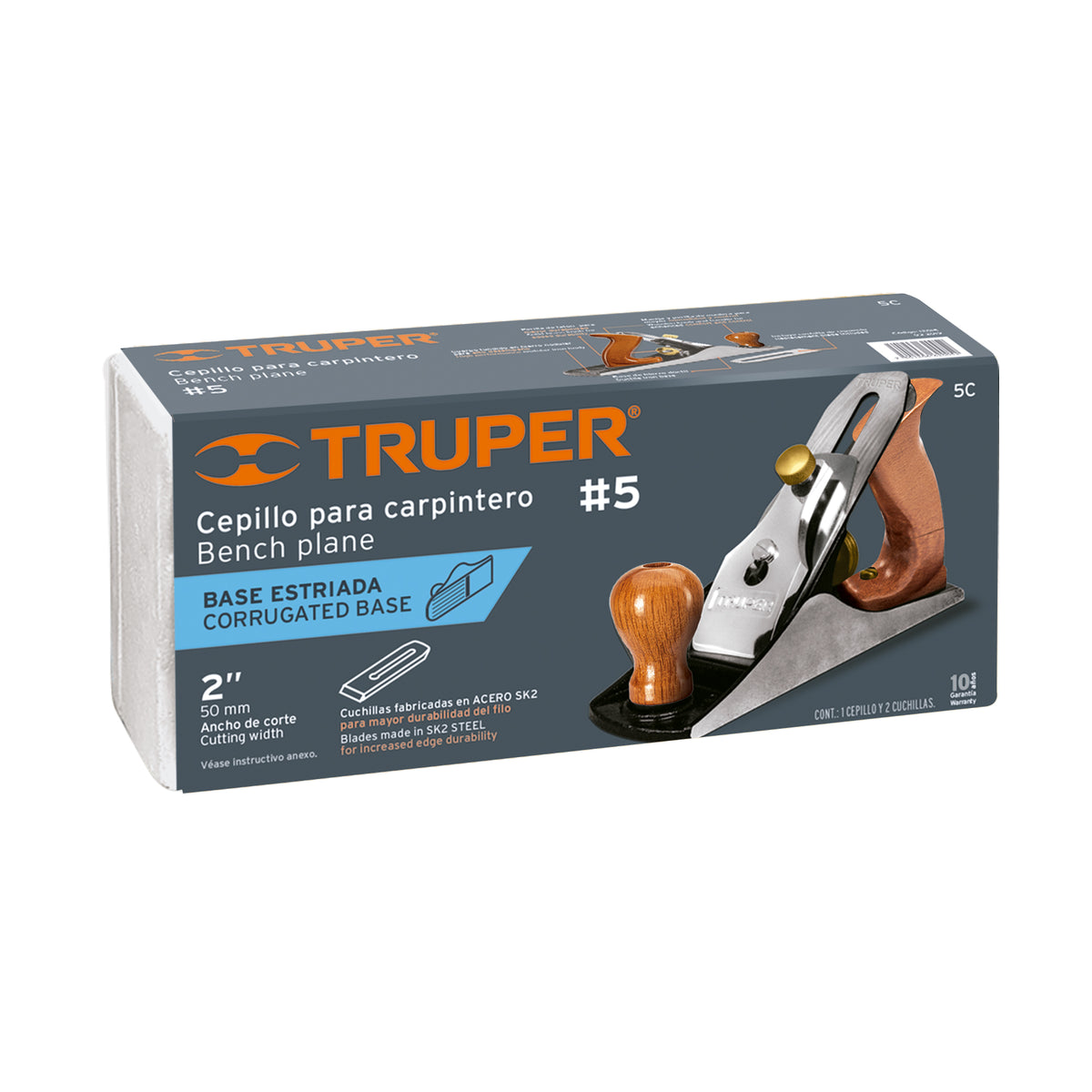 CEPILLO PARA CARPINTERO TRUPER CON REPUESTO