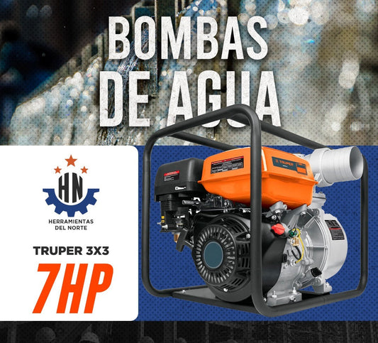 BOMBA DE CAUDAL 3X3 DE 7 HP TRUPER
