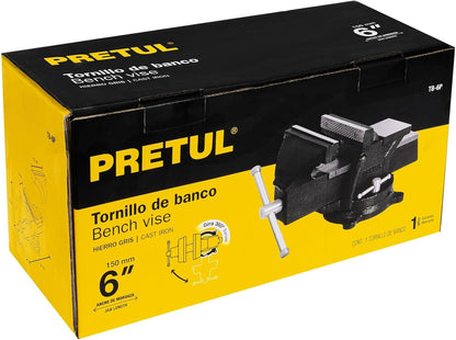 PRENSA DE BANCO DE 6 PULGADAS PRETUL