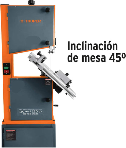 SIERRA CINTA DE 10 PULGADAS DE 1/3 HP TRUPER