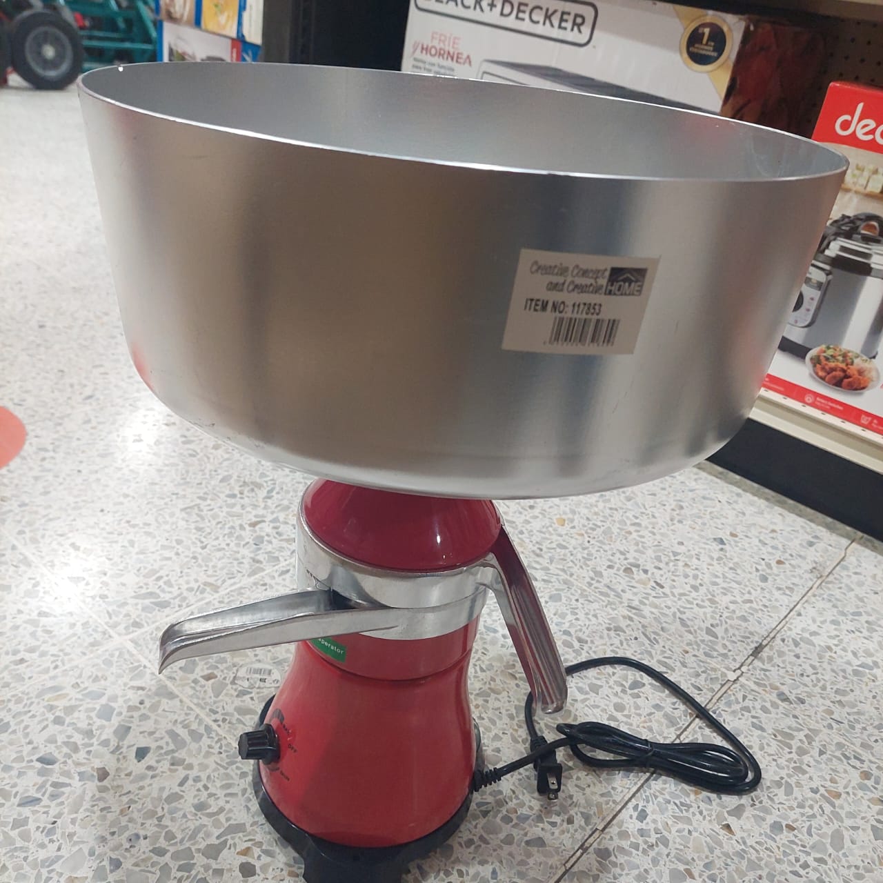 DESCREMADORA DE LECHE DE 100 LITROS X HORA