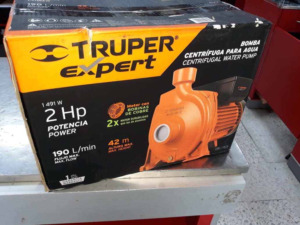 BOMBA DE AGUA TRUPER DE 2 HP