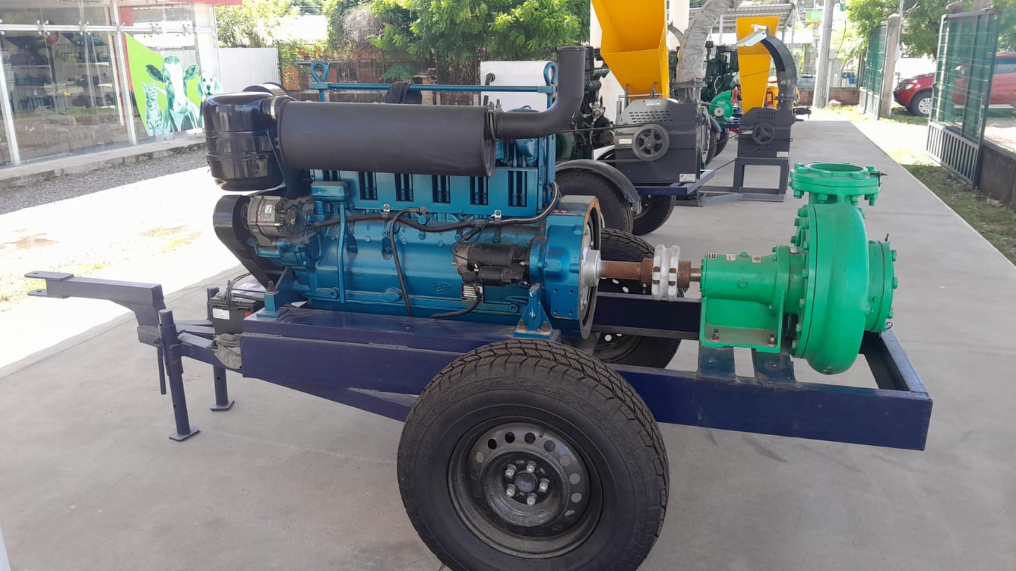BOMBA DE REMOLQUE CENTRIFUGA INDUSTRIAL DIESEL DE 66 HP