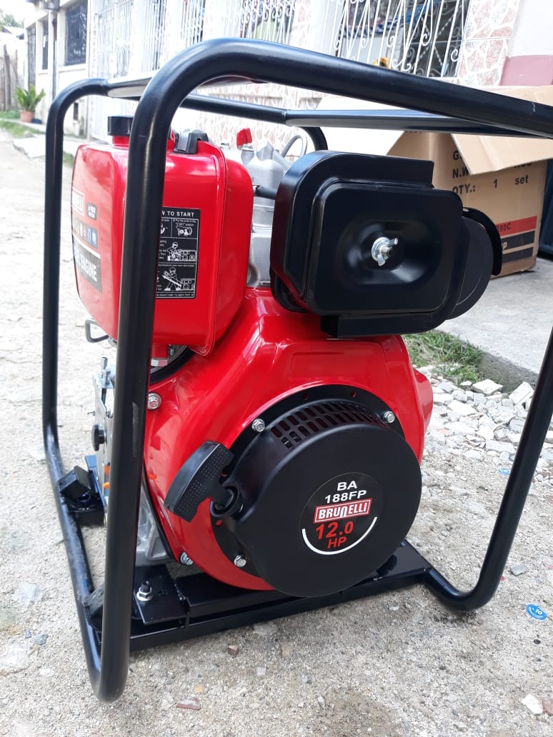 MOTOBOMBA DIESEL DE ALTA PRESION DE 2 PULGADAS BRUNELLI