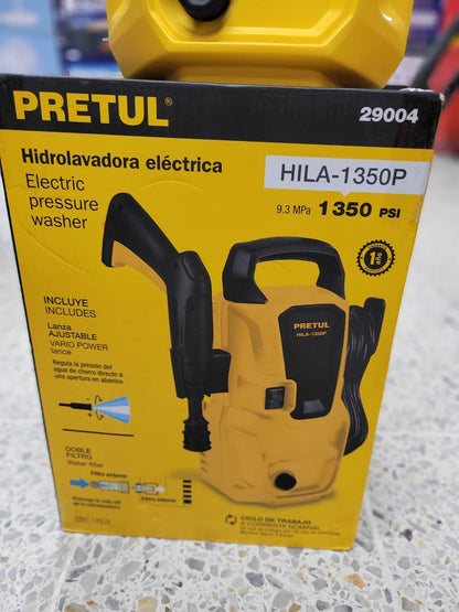 HIDROLAVADORA PRETUL DE 1,350 LIBRAS DE PRESION