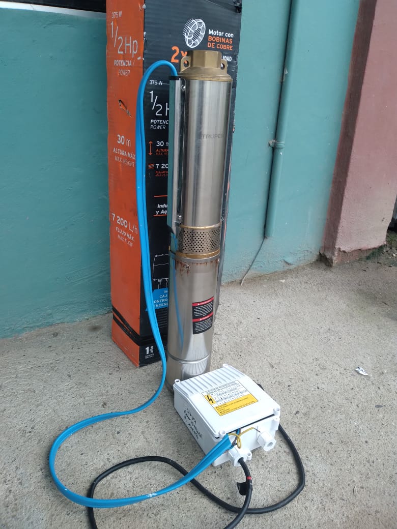 BOMBA SUMERGIBLE TRUPER DE 1/2 HP