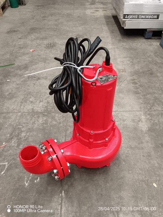 BOMBA DE DRENAJE DE 5 HP TRIFASICA