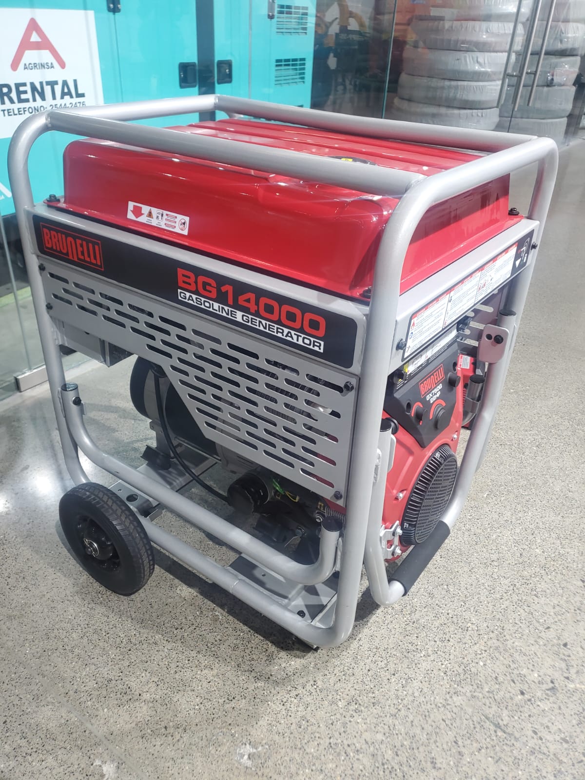 GENERADOR A GASOLINA DE 14,000 WATTS BRUNELLI