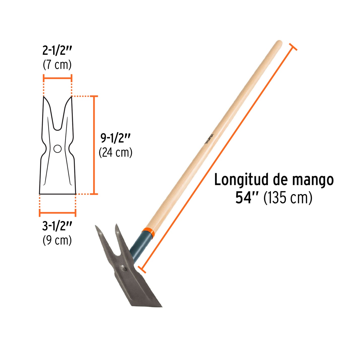 AZADON CON MANGO 2 CUERNOS 0.6LBS A2C TRUPER