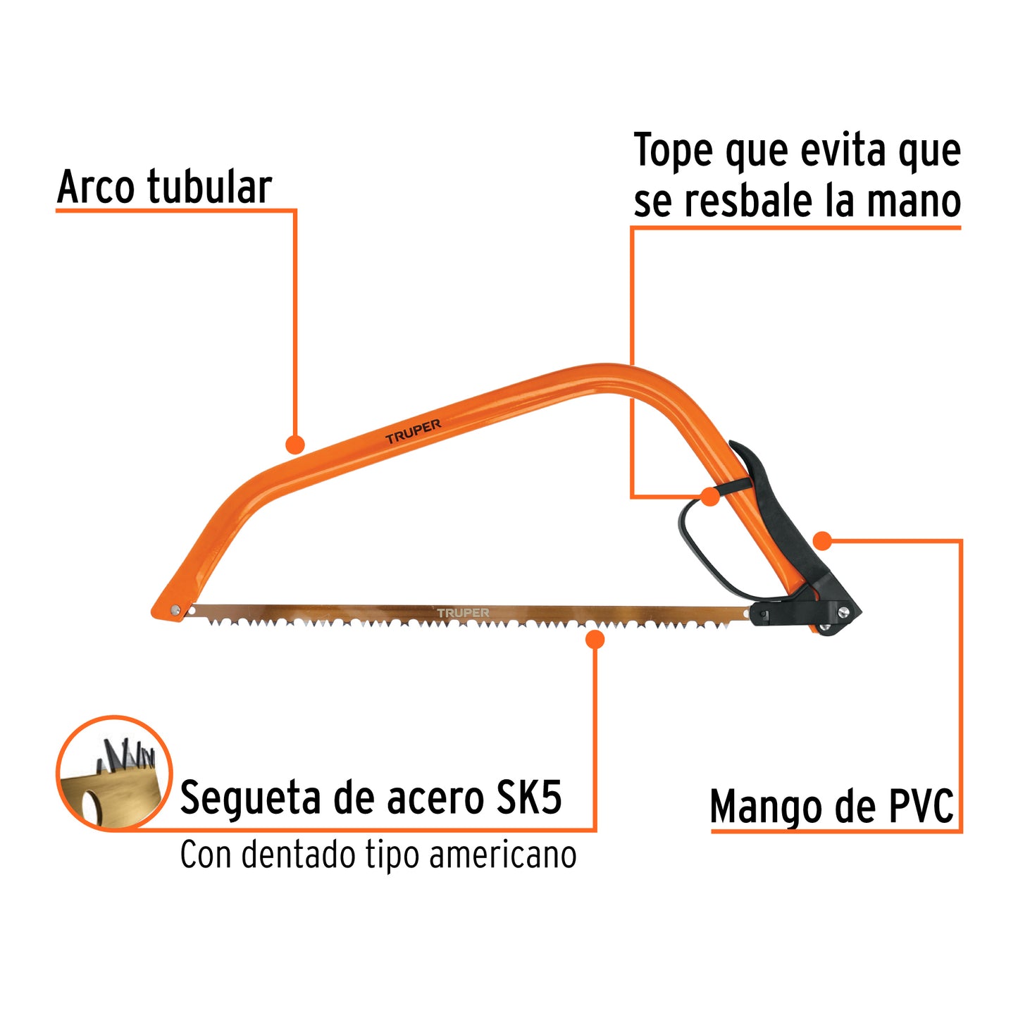 SIERRA PARA PODAR F/ARCO TRUPER