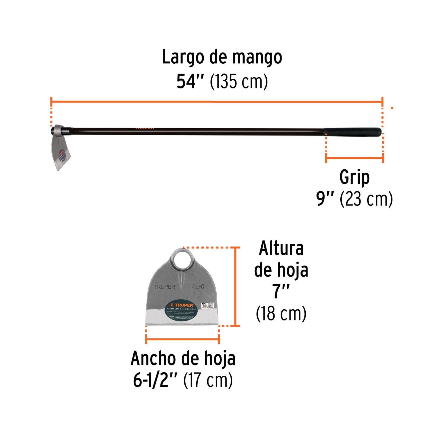AZADON C/MANGO FIBRA VIDRIO 1.6LBS