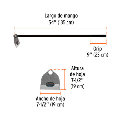 AZADON C/MANGO FIBRA VIDRIO - 1.8 Libras